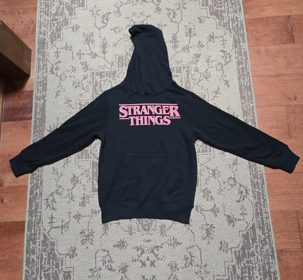 Netflix Black Hoodie with White Logo